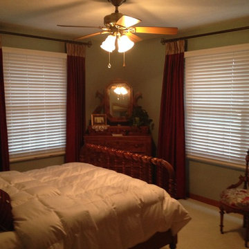 Custom Bedding Antique Style Bedroom Redesign
