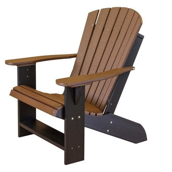 Wildridgewildridge Heritage Recycled Plastic Adirondack Chair Tudor Brown Blac Dailymail