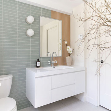 The serene bathroom