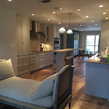 Galley Kitchen and Sitting Area