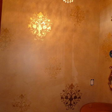Gold Leaf Stencilling
