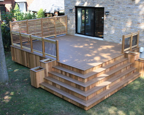 Angled Deck Stairs | Houzz