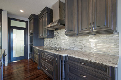 Elegant kitchen photo in Calgary