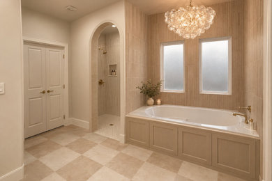 Inspiration for a contemporary bathroom remodel in Oklahoma City