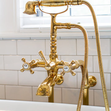 Marble & Brass Bathroom