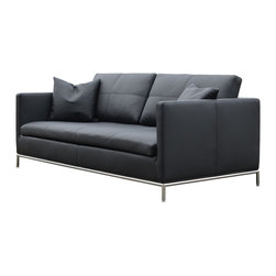 Istanbul Sofa- Black Italian PPM - Sofas
