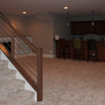 Project #22 | Stainless Steel & Dark Wood Treads