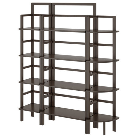 Aiden 3-Pc Baker's Rack Set, Coffee