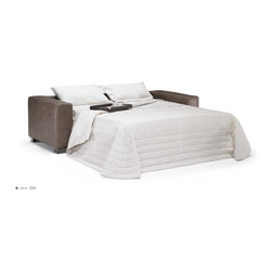 Natuzzi Editions Transitional Leather Sofa Bed B534 - Sofas