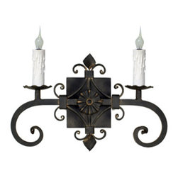 SC-123 Custom Hand Made Iron Sconce - Wall Sconces
