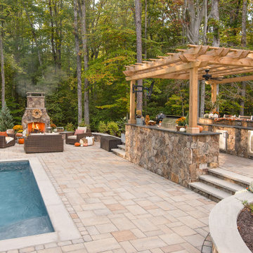 A Poolscape to be Enjoyed Year-Round