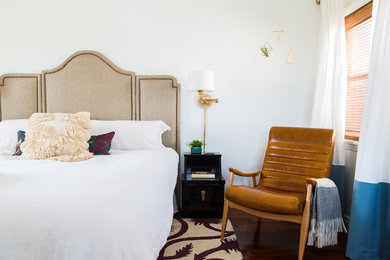 Example of a beach style bedroom design in Los Angeles