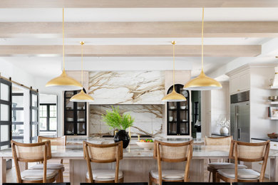Inspiration for a transitional kitchen remodel in Other