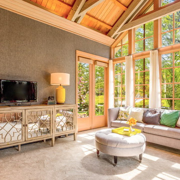Transitional Custom Great Room