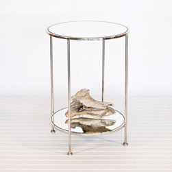 Chico Small 2 Tier Nickel Side Table - Dining Tables