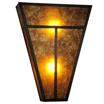 14W T Mission Wall Sconce