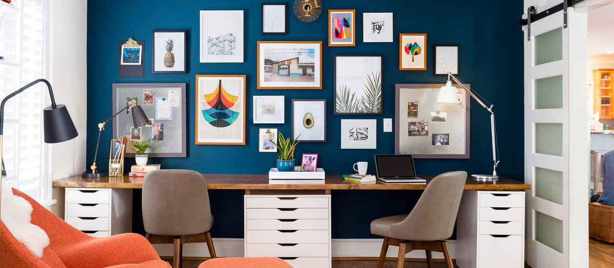 Modern Eclectic Office