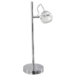 Dimond Lighting D2675 Vergato Ginkgo Leaf Table Lamp Polished Chrome