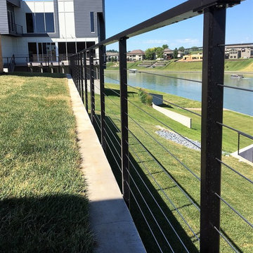 Stainless Steel Cable Deck Railings Sold At WWW.MODERN-MI.com