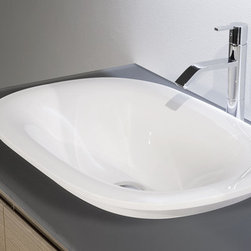 TRIOVALE and TRIOTONDO Sinks by Antonio Lupi Italy - Bathroom Sinks