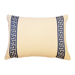 Greek Key Accent Pillows - Decorative Pillows