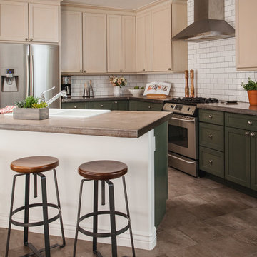 Organic Industrial Kitchen