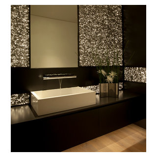 Rockledge - Contemporary - Powder Room - Orange County - by Aria Design ...