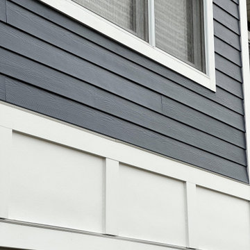 Deep Ocean James Hardie Siding Project, Elmhurst, IL
