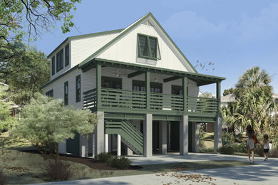 Example of a classic exterior home design