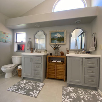 Master Bath Accessibility Upgrade With a Fresh New Vanity