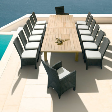 Barlow Tyrie Apex 154 in Extending Dining Table