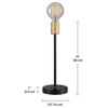 Remington 15" Black Table Lamp