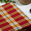 Scotch Plaids - Red/Brown/White Soft Coral Fleece Throw Blanket (71"-79")