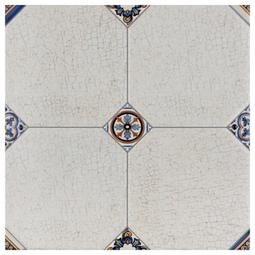 Manises Decor Blanco Ceramic Floor and Wall Tile