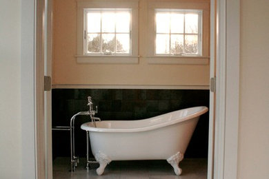 Inspiration for a coastal bathroom remodel in Providence