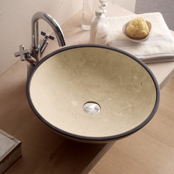 Stone Duotono A Beige Contemporary Natural Stone Sink - Products