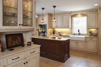 Kitchen - traditional kitchen idea in Orlando