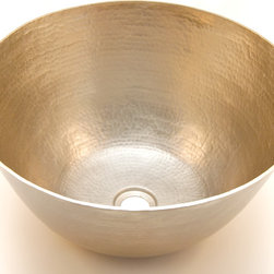 BATHROOM COPPER SINKS IN BRUSHED NICKEL - Bathroom Sinks