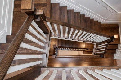 Inspiration for a staircase remodel in Toronto