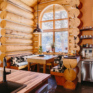 Evergreen Log Home Kitchen Renovation