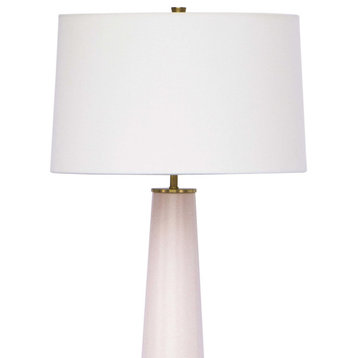 Audrey Ceramic Table Lamp, Blush