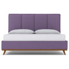 Apt2B Carter Upholstered Bed, Lavender Velvet, California King