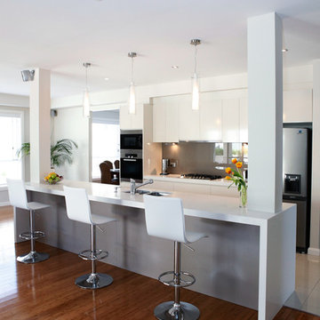 Luxury modern open plan kitchen