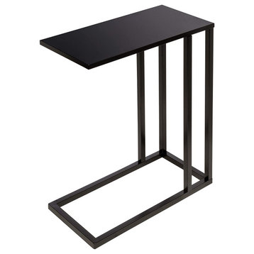 Rectangle End Table, Black