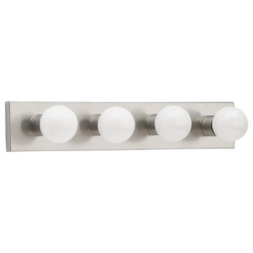 Sea Gull Center Stage 4-Light Wall/Bath Light 4738-98, Brushed Stainless