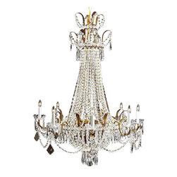 Inviting Home Inc. - Empire-Style Crystal Chandelier - Chandeliers