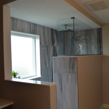 Gleason Farms Owner's Bath with Walk-in Shower