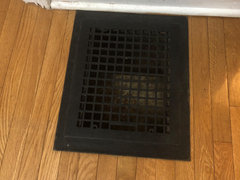 Moving a return air vent from floor to wall?