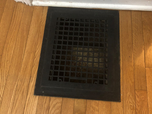 Moving A Return Air Vent From Floor To, How To Cut Tile For Floor Vent