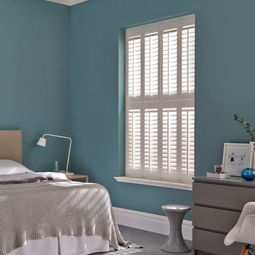 Bedroom blinds and interiors